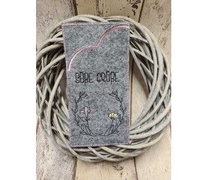 Stickdatei - Doodle Blumenkranz Set